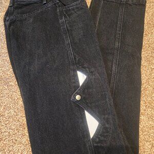 Women's Rockies Jeans w/ Cutouts - Black